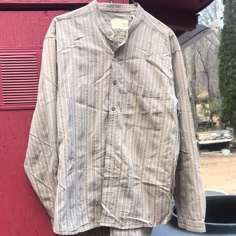 Scully Men's Geometric Pattern Shirt